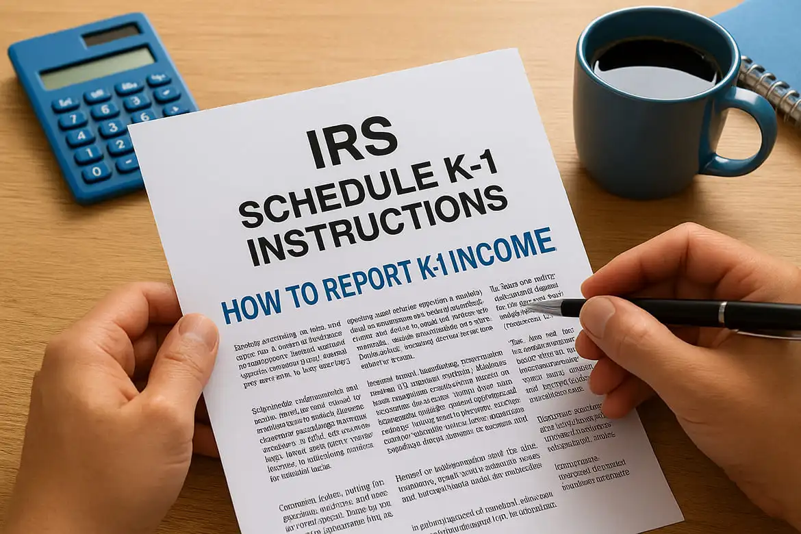 IRS Schedule K-1 Instructions