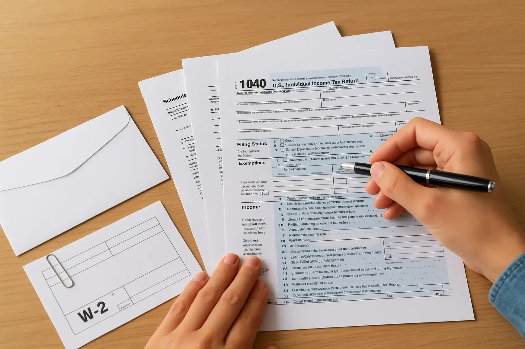 Sign and assemble each packet